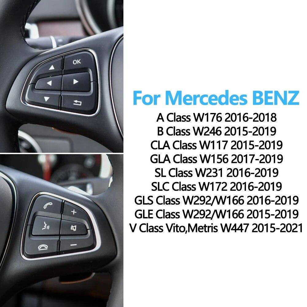 Car Multi-function Steering Wheel Control Switch Button For Mercedes BENZ A B CLS GLS GLE Class W172 W246 W218 W156 W292 W166