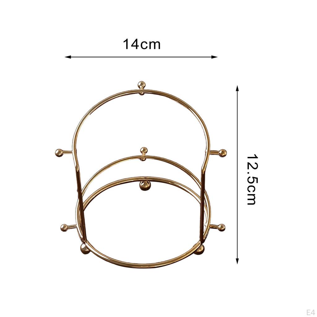 Stojak podtrzymujący tiarę ślubną Stojak ekspozycyjny na opaski ślubne Organizer na opaski metalowe tiary