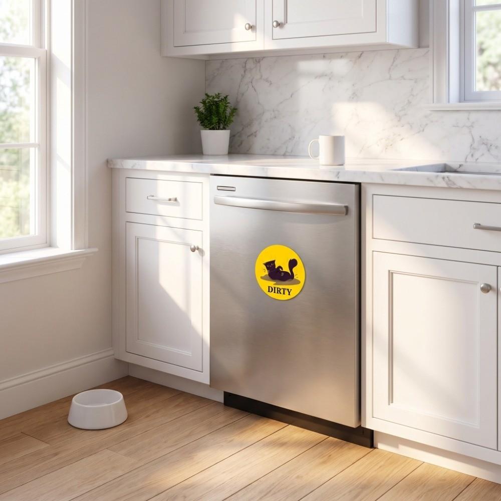 Durable Dishwasher Status Indicator Double Sided Kitchen Dishwasher Marker Restroom