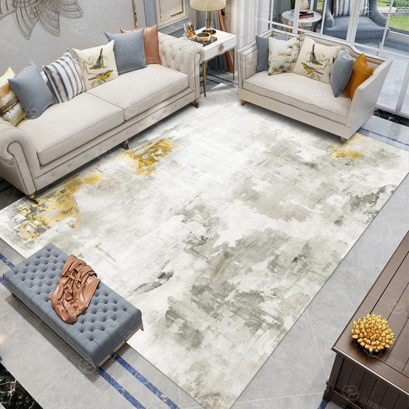 Moderne minimalistische Teppiche für Schlafzimmer, großer Bereich, Wohnzimmerdekoration, abstrakter Teppich, Heim-Rutschmatte, leichter Luxus-Lounge-Teppich