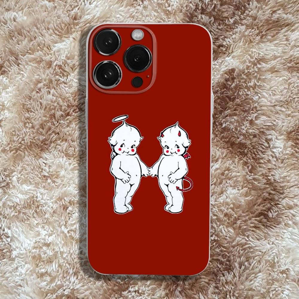 

Cartoon Cute K-Kewpies Phone Case For iPhone 17,16,15,14,13,12,11 Pro,Max,Plus,X,XS,XR,SE4,E Mini Transparent Soft Cover iPhone13