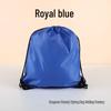 Colorful Polyester Handheld and Shoulder Strap Drawstring Bag for Storage and Sports