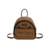 Cute Cartoon Cat Mini Backpack With Suede Material For Daily Use And Small Items