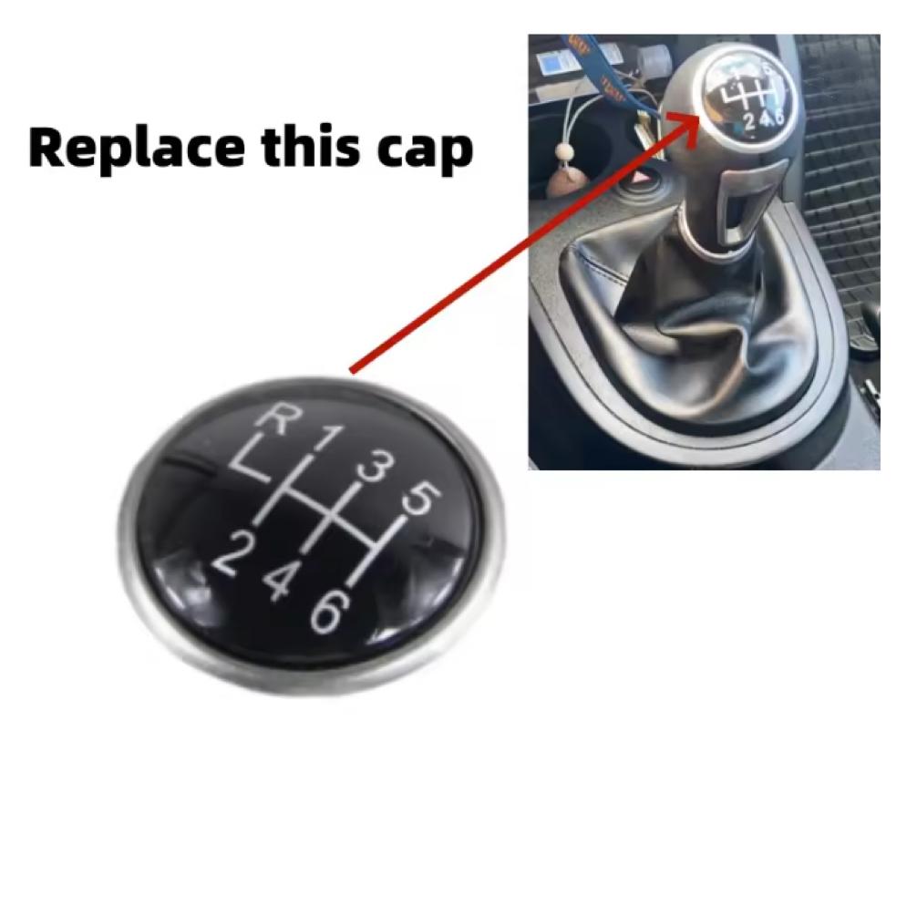 5/6 Speed Manual Gear Shift Knob Lever Stick Cap Cover Speed Number Emblem Cap For Seat Leon II Toledo III / Altea XL 2006-2015