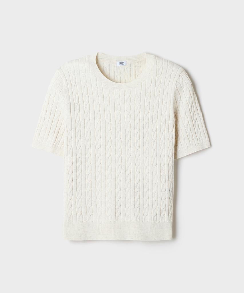 Seupao [Cool] Summer Cable Short Sleeve Knit_Spkwg24G01 (A Type)