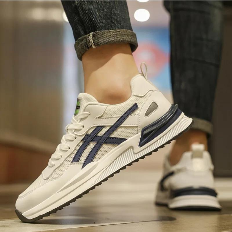 Men's Sneakers Breathable Casual Shoe Lace Up Sport Running Shoes for Men Tennis Shoes Zapatos Baratos Liquidación Envios Gratis