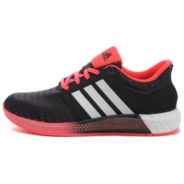 Adidas Comfortable Lightweight Shock Absorbing Non-Slip Wear-Resistant Low-Top Casual Running Shoes Women Sneakers Black Red S41995