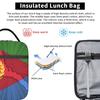 Eritrea Flag Lunch Bag  Fun Lunch Box Office Portable Insulated Thermal Lunch Bags For Women Waterproof Custom Cooler Bag