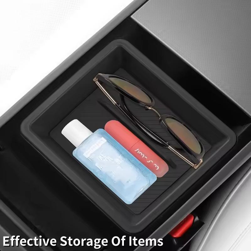 For Tesla Model YL Model Y Juniper 2025-2026 Center Console Armrest Storage Box Stowing Tidying Lower Bottom Mats Organizer Tray