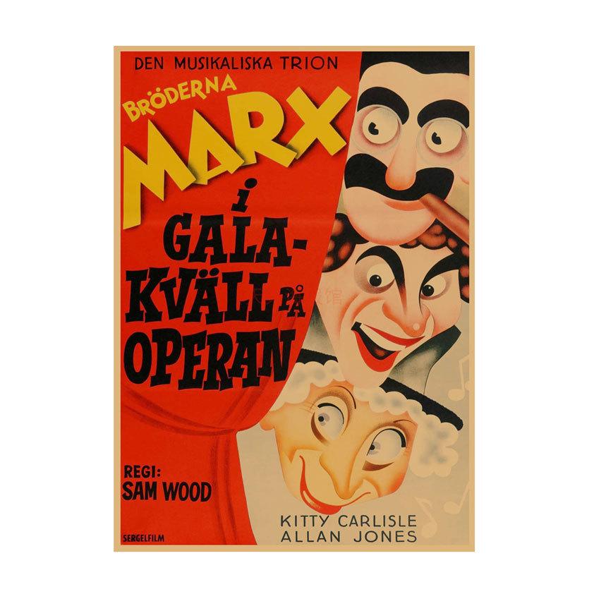 Retro Movie Illustration Poster for Bar, Cafe, or Dormitory Wall Decor