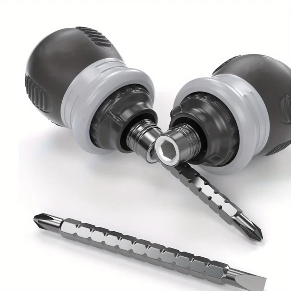 Telescopic Double-head Screwdriver Steel Batch Head Creative Hand Tool  Repair Tool