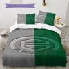 FC Groningen  Pattern Bedding Quilt Set Quilt Cover Pillowcase Home Decoration Birthday Gift (1 * Duvet Cover + 2 * Pillowcase, Without Core)