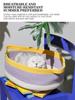 Zeze Oval-Weaving Basket Shaped Cat Litter Dog Bed Board Sleeping Training Toy Pet Cushion Couch Cat Bed