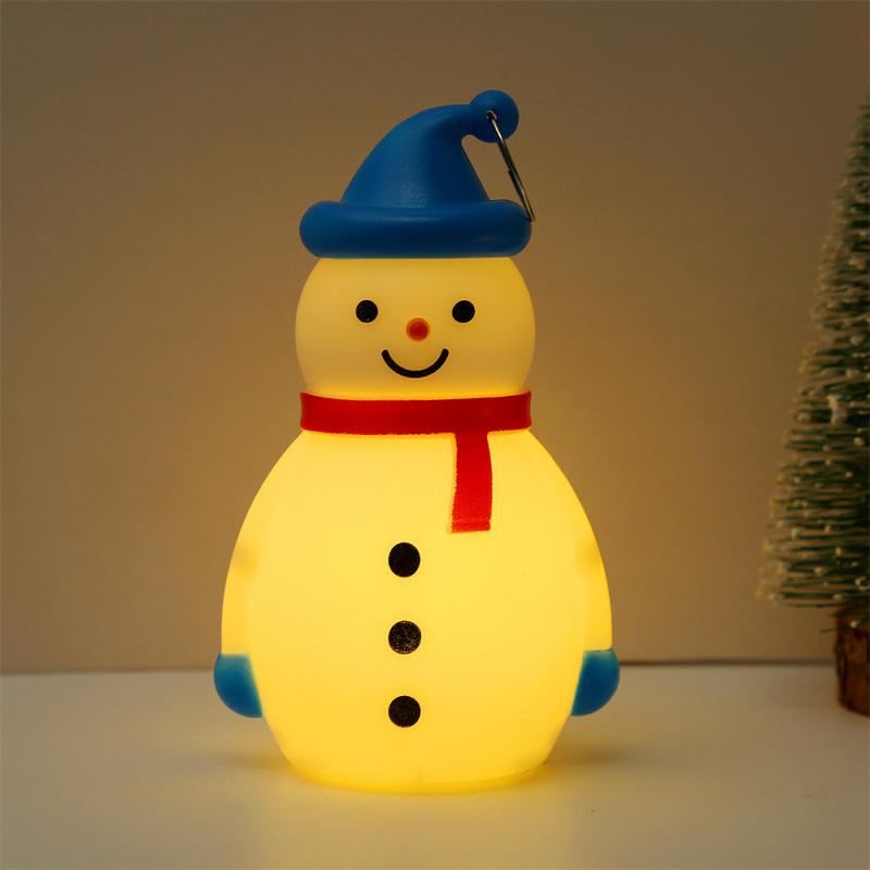 

New Night Light Decorative Christmas Christmas Decoration Supplies Best Seller Color Changing Led Snowman Decoration Ornaments