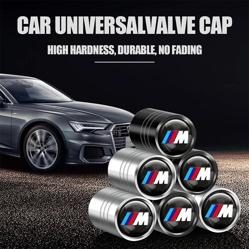4 Bucăți Embleme Logo Mașină Capace Valve Roți Anvelope Tije Aer Anvelopă Accesorii Pentru BMW X3 X5 M5 M3 E46 E90 E60 E39 F10 F30 E36 G30 E87