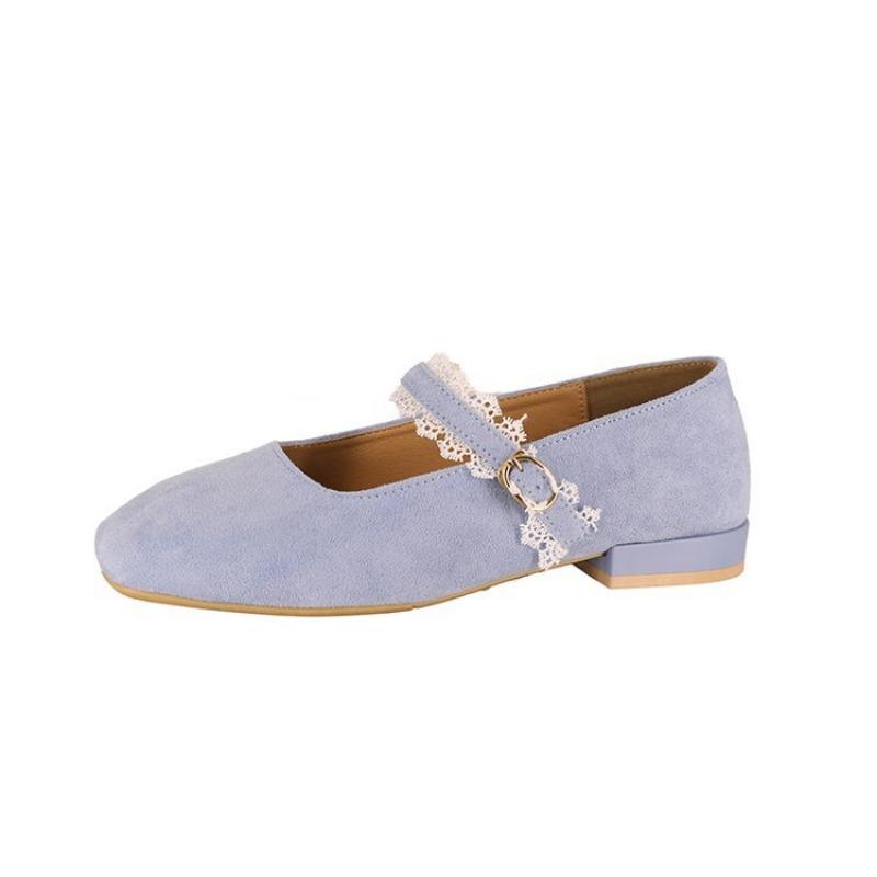 Hot Selling Shallow Mouth Retro Woman Shoes All-Match Female Footwear 2025 New Flat Retro Woman Shoes All-Match Female Footwear