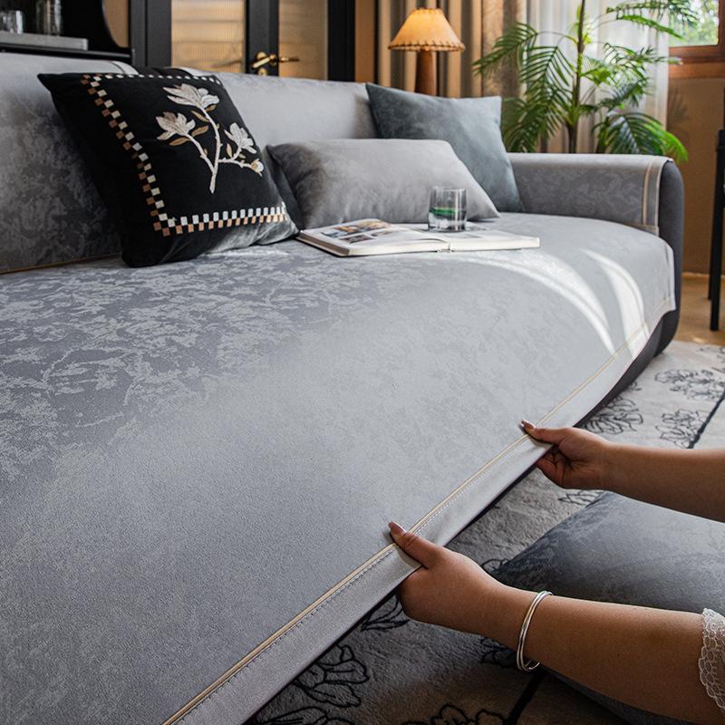 Light Luxury Sofa Cushion, High-End Sense, One-Piece Simple Modern Summer Seat Cushion, Sofa Cover Cover Cloth New Model