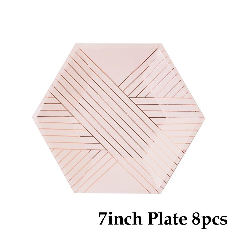 Fioletowy Akwarelowy Papier Pozłotniczy Jednorazowa Zastawa Stołowa Paski DIY Papierowe Talerzyki Kubki Zastawa Stołowa Dekoracja Stołu na Wesele Urodziny