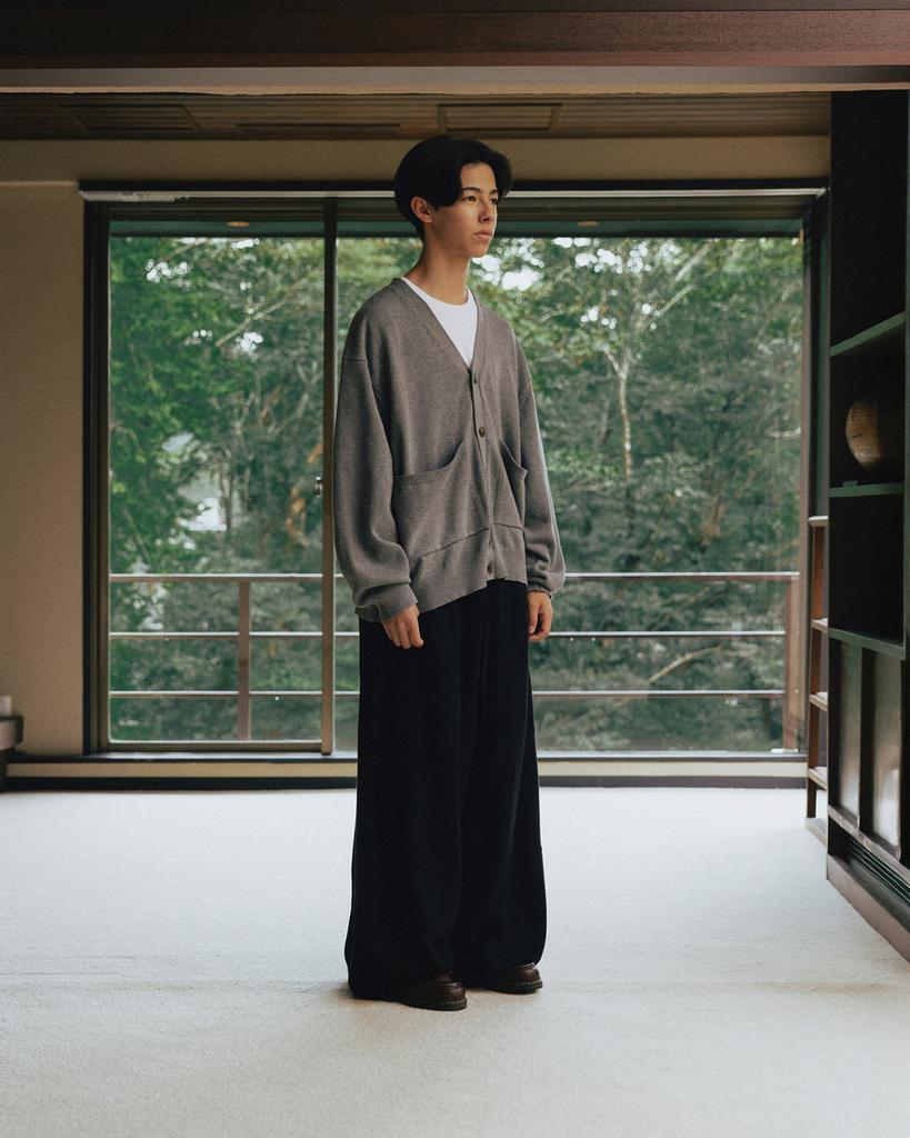 Anglan Lazy Pocket Cardigan - Gray