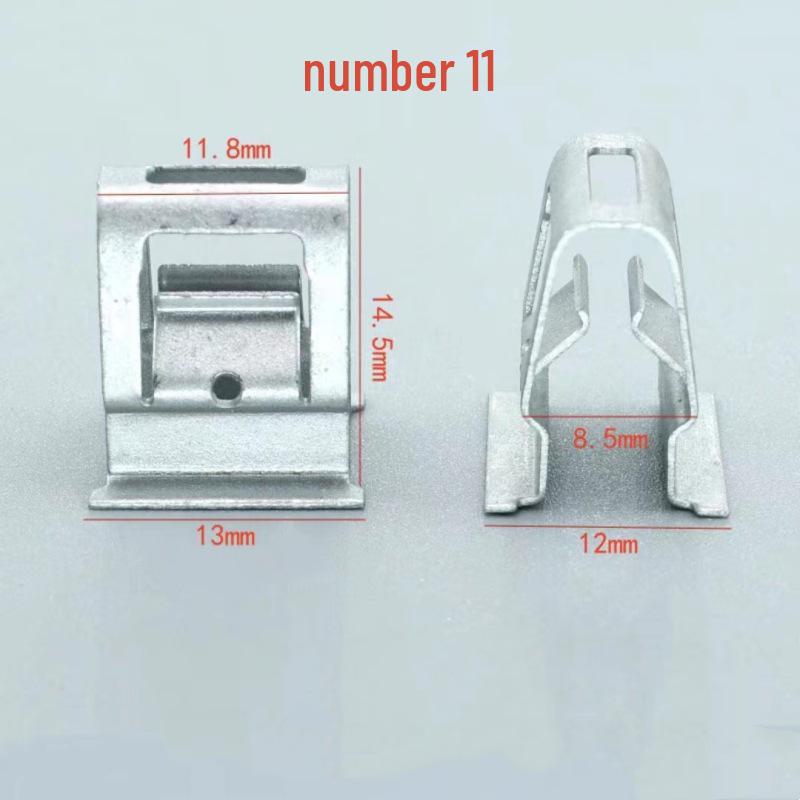 Galvanized Metal Snap Fastener: V-Shaped and U-Shaped Steel and Stainless Steel Clips