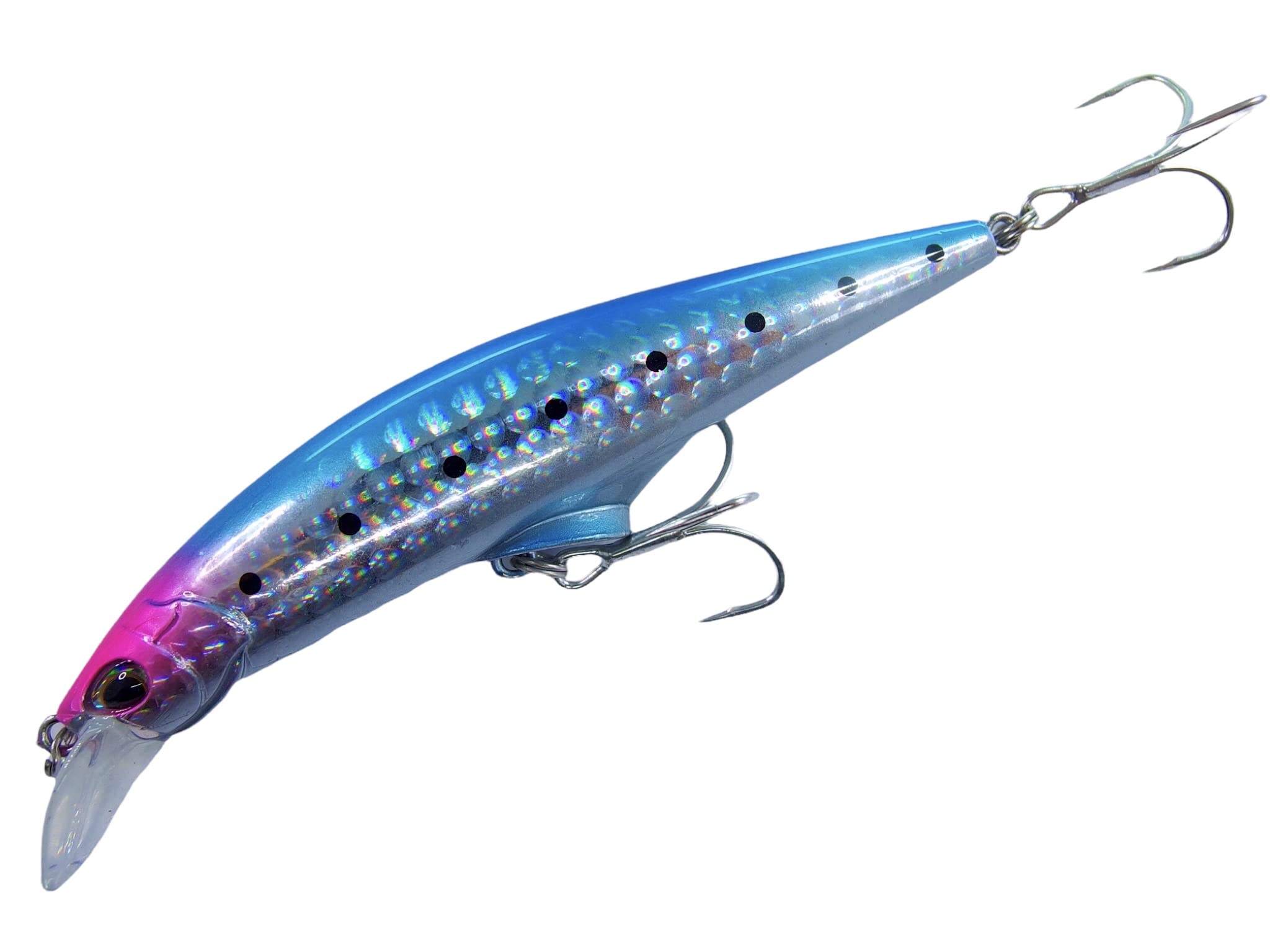 

Momoru Lure Sea Bass Flounder Blue Fish Lure Tide Control Minnow 93mm 28g 120mm 40g Equipped with Bullpin Sardine [Momo Lure] ST-46 (95mm - II)