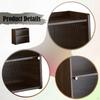 Countertop Storage Cabinet Counter Classic with Sliding Door Desktop Organizer for Bathroom