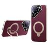 Applicable To Huawei Pura90pro Mobile Phone Case High-end Plain Leather P90promax New Men's and Women's P80p Invisible Bracket
