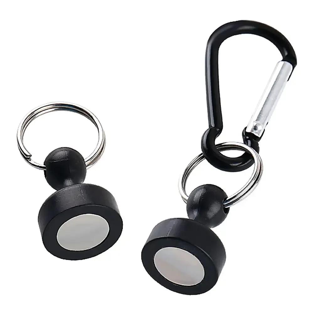 Outdoor Fishing Magnetic Buckle with Keychain Carabiner Anti-Falling Clip Fishing Gear Tackle Accessories