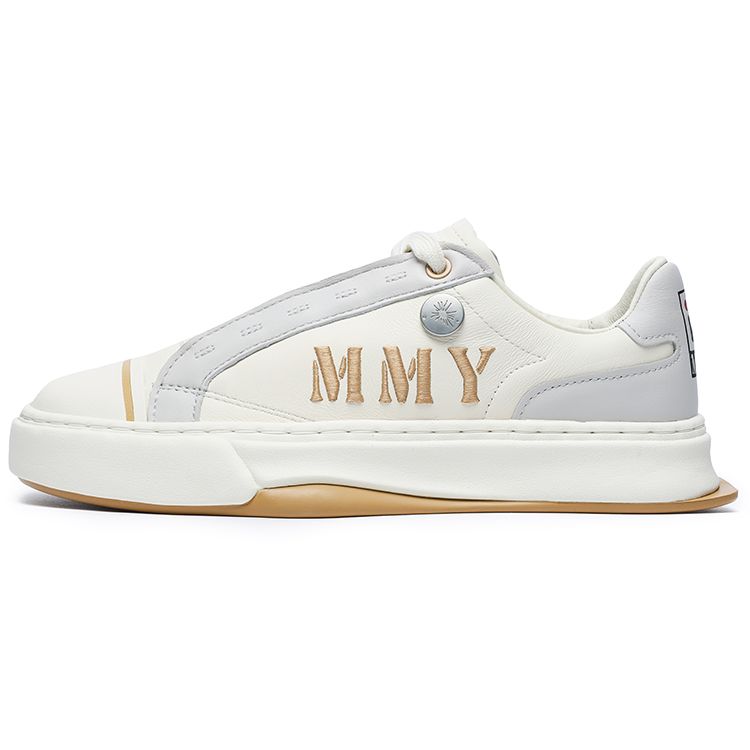 Mihara Yasuhiro X Fila FM-4 Fashion Durable Low-Top Skate Shoes Women sneaker Vanilla-Ice Antarctic-Gray F12W234209FVA