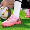 New Hot Children Football Boots Outdoor Trainers Soccer Shoes for Kids Boys Girls Hook Loop Football Cleats Futsal Sneakers31-39