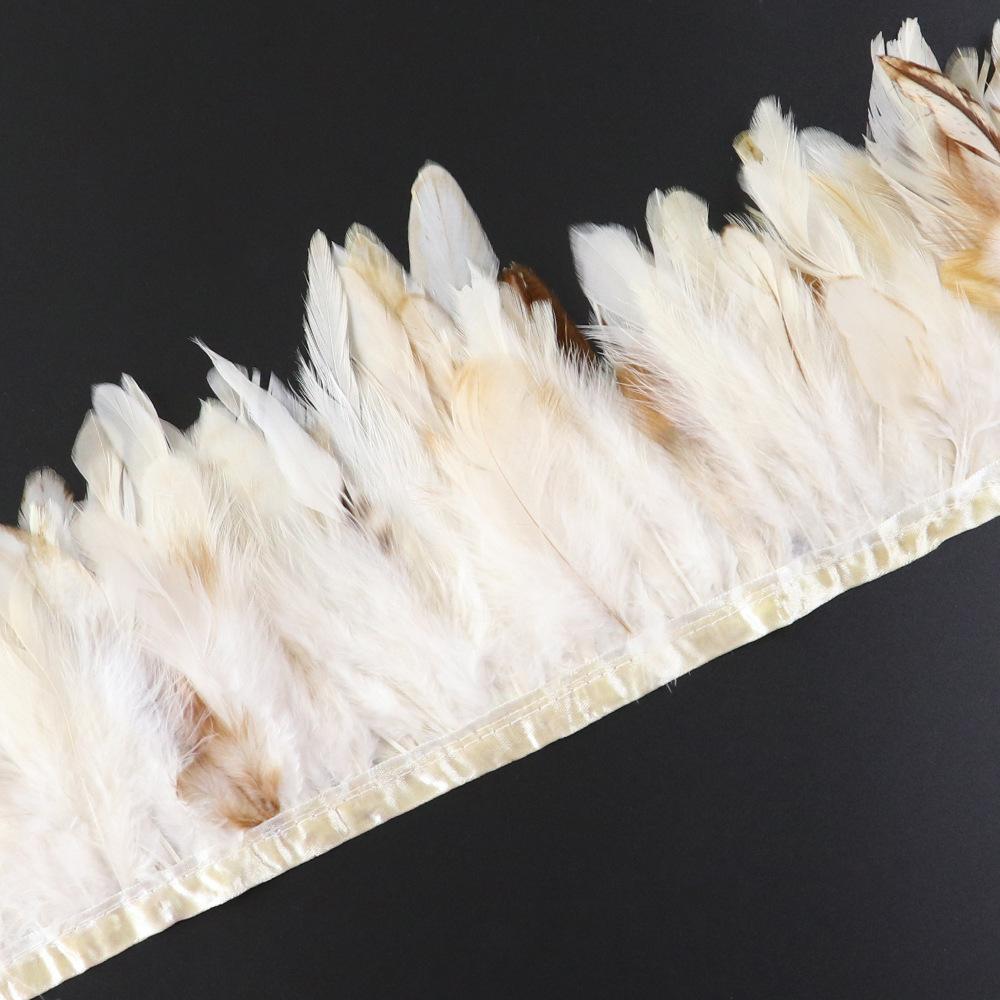 Chicken Feather Cloth Edge Three White Swimming Lace Clothing Accessories Stage Performance Materials Diy Jewelry Accessories New