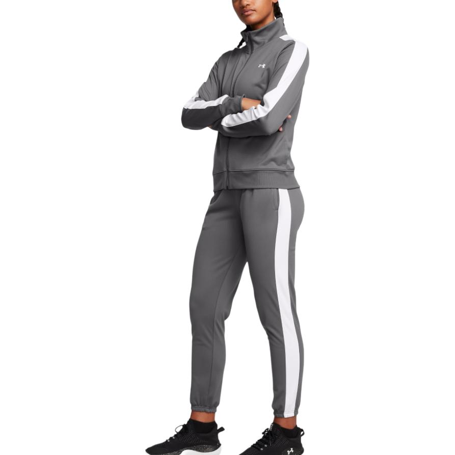 Under Armour Comfortable Soft Quick-Drying Sports Leisure Suit Women suits Gray 1365147-026