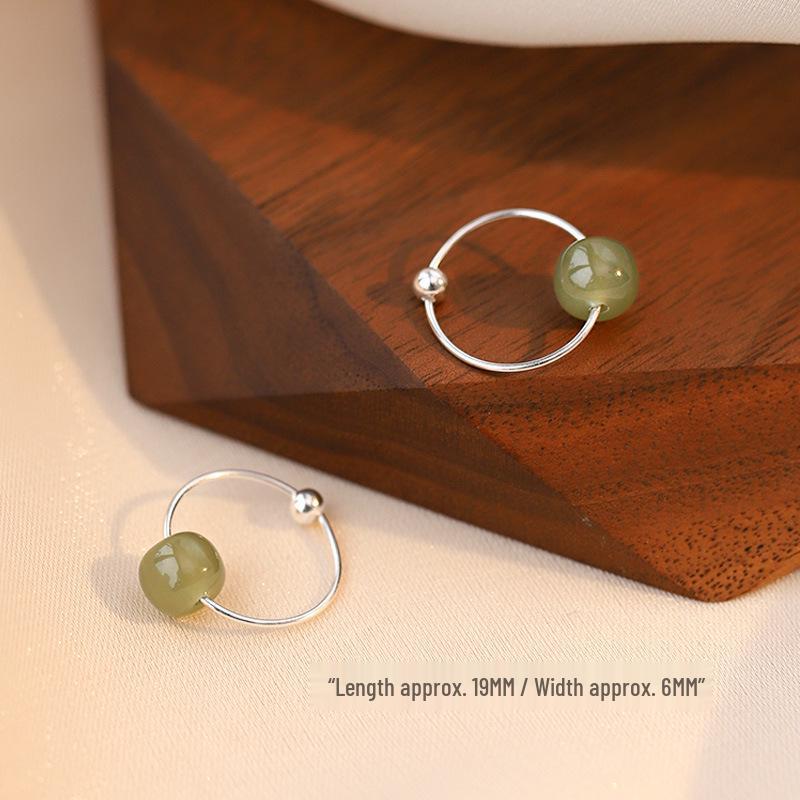 Elegant Dark Green Korean-Style Earrings for Women: Fashionable, Trendy, Sweet, and Cool Ear Cuffs.