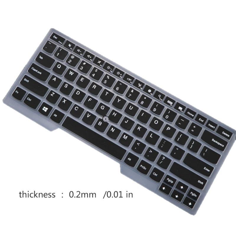 Silicone Keyboard Protector Skin For T480S/T490S Laptop Keyboard Cover Durability and Washable Sleeve