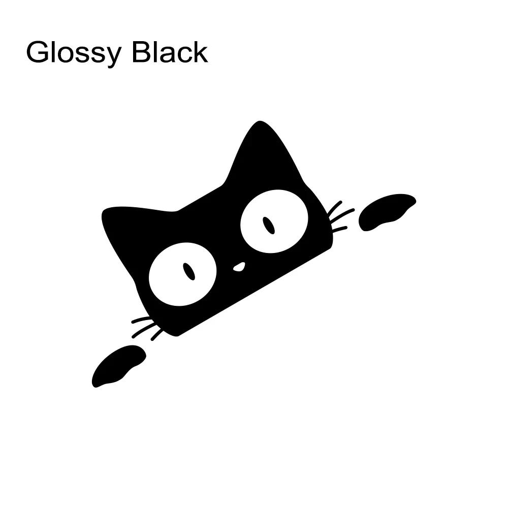Car Sticker Motorcycle Surprise Cat Peeking Sticker Funny Vinyl Decals Waterproof Window Cute Decor Auto Accessories 12x5CM