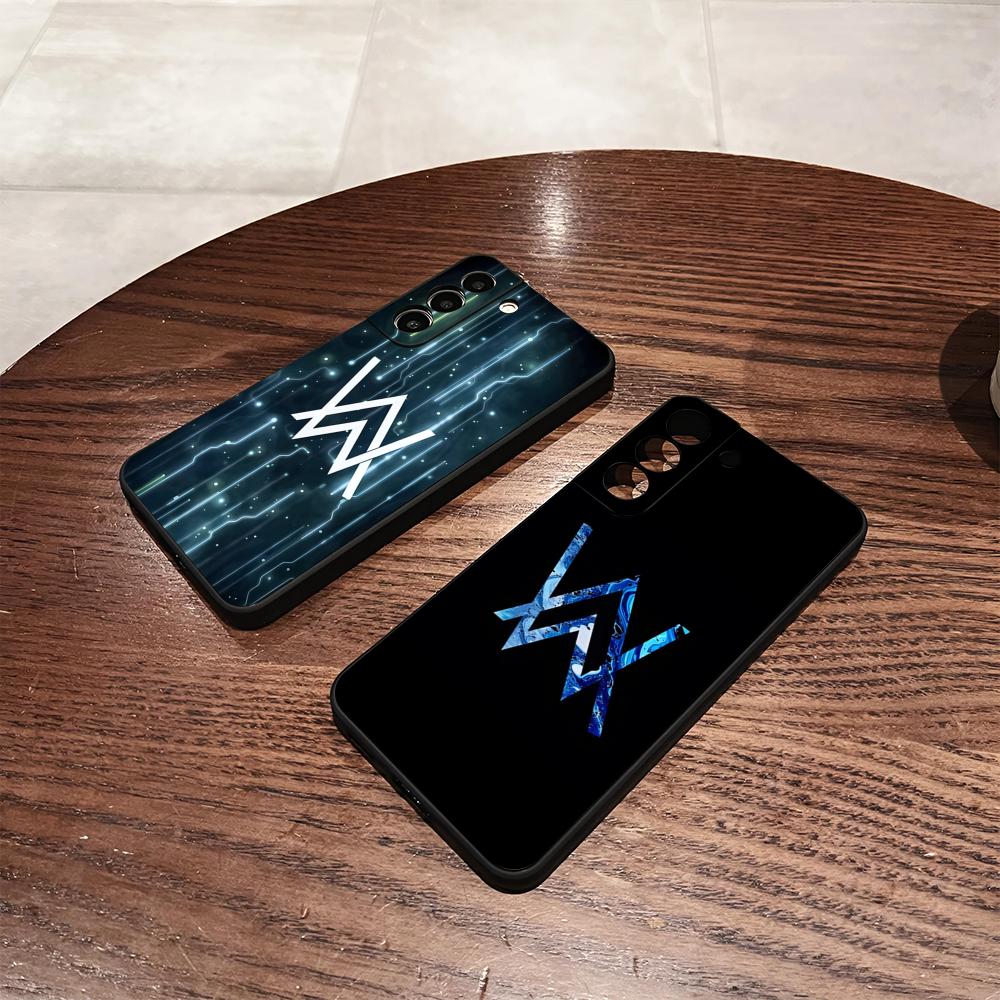 Welt Hit DJ Alan Walker Handyhülle Für Samsung S25 S24 FE S23 S22 S21 Plus S20 Ultra Note20Ultra Schwarz Weiche Hülle