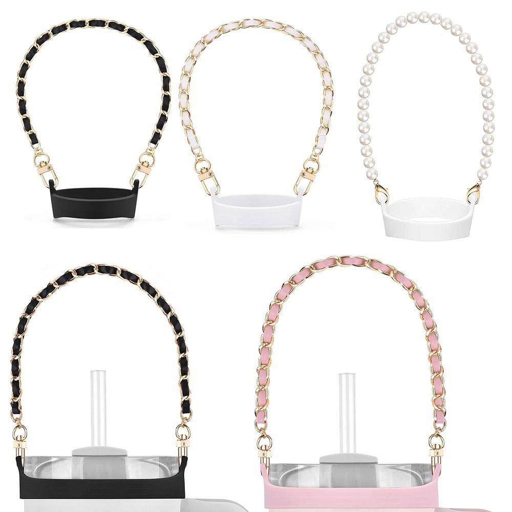 Fits Most 8-40 Oz Bottles Water Bottle Handle Water Bottle Sling with Strap for Stanley Cup