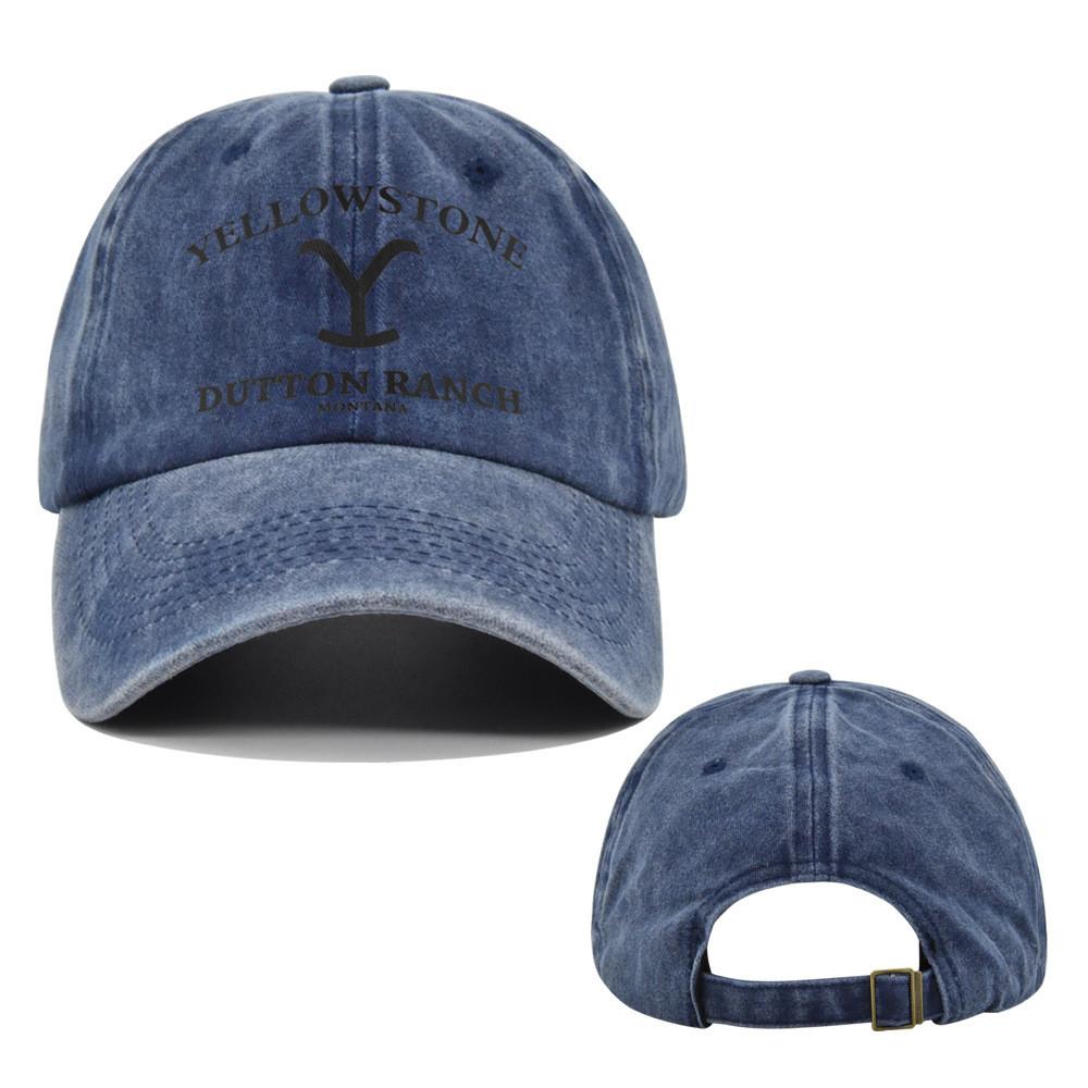 Stone Yellow Letter Embroidery Baseball Cap Sun Protection Breathable Gift Hat
