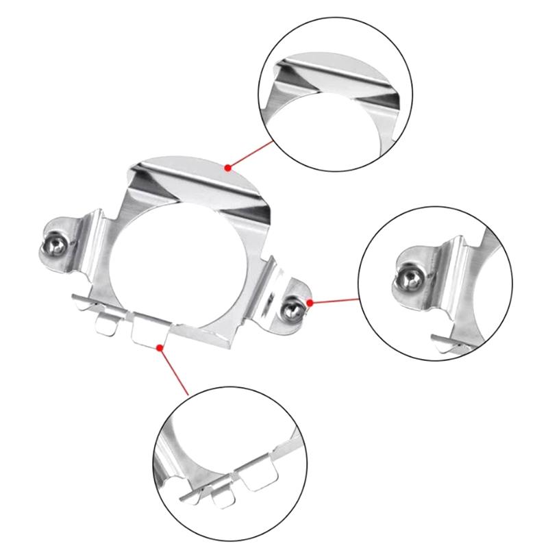 2 Stück H7 LED Scheinwerfer Lampenadapter Sockel Basis Halter für Touareg Explorer Octavia A5 für ML350 Neu