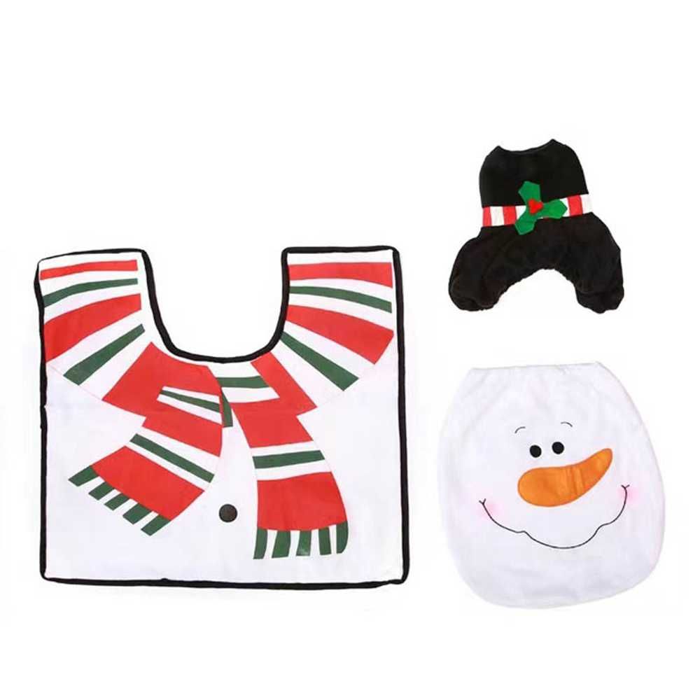 

Клаус DIY Крафт Веселого Різдва Чохол на сидіння унітазу Прикраса для унітазу Різдвяний декор Різдвяні товари Style 2