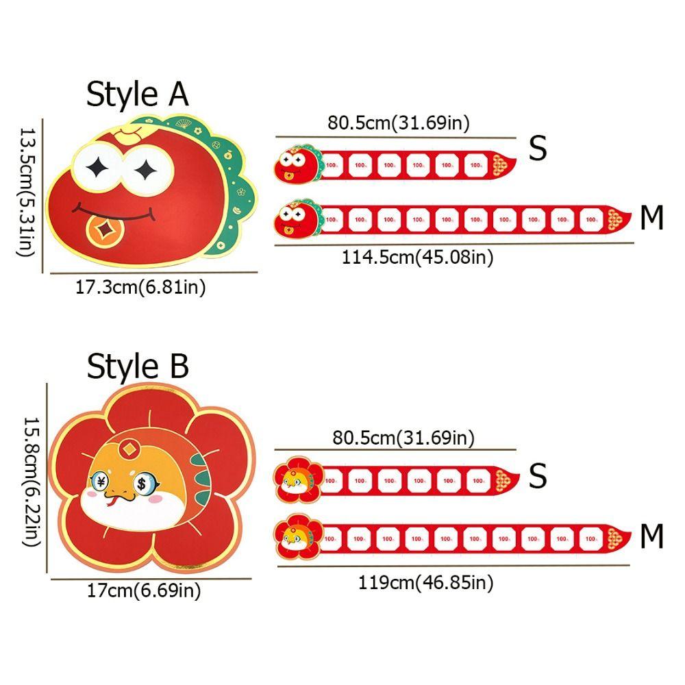 Chinese Style Lucky Money Packets Zodiac Snake Hongbao Cute Bless Pocket  Celebration