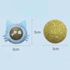 1pc Pet interactive Ball Toy adds fun  Wall Sticker Ball Can Be Rotated Cat Lick Candy Snacks Kitten Toy