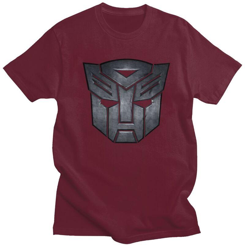 Custom Fashion Cartoon Autobot Transformers Car T Shirts Men Tshirts Casual Tee 100 Cotton Oversized Tshirts Merch