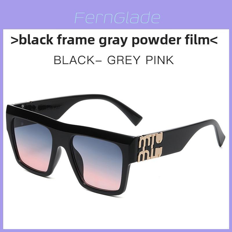 M Letter Square Sunglasses For Women Summer Fashion Uv400 Protective Eyewear For Travel And Beach