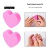 Mini Heart Sponge Nail File – Washable, Two-Sided Polishing Tool