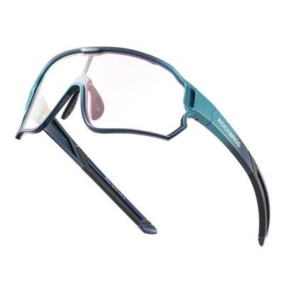 Rockbros Sportliche phototrope Sonnenbrille mit UV-Schutz, ultraleicht, für Tag und Nacht, für Jungen und Mädchen, Kinder-Sonnenbrille, Kinder-Sonnenbrille,
