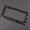 Real Forged Carbon Fiber License Plate Frame Car External Decoration 12.4x 6.2in