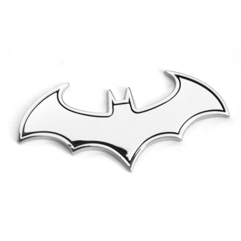 Solid 3D Metal Car Sticker - Gecko Cross Bat - High Quality - Namo Amitabha