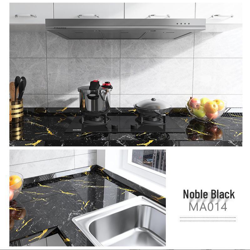 Oil-Proof, High-Temperature Resistant, Self-Adhesive Kitchen Wall Stickers - Waterproof, Moisture-Proof, and Thickened Wallpaper for Home Decoration