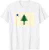 Flag of Maine Shirt 1901 Maine State Flag Pine Tree State T-Shirt